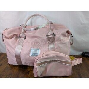 LOVEVOOK Weekender Bag Women Matching Small Toiletry Bag Carry On Luggage Pouch